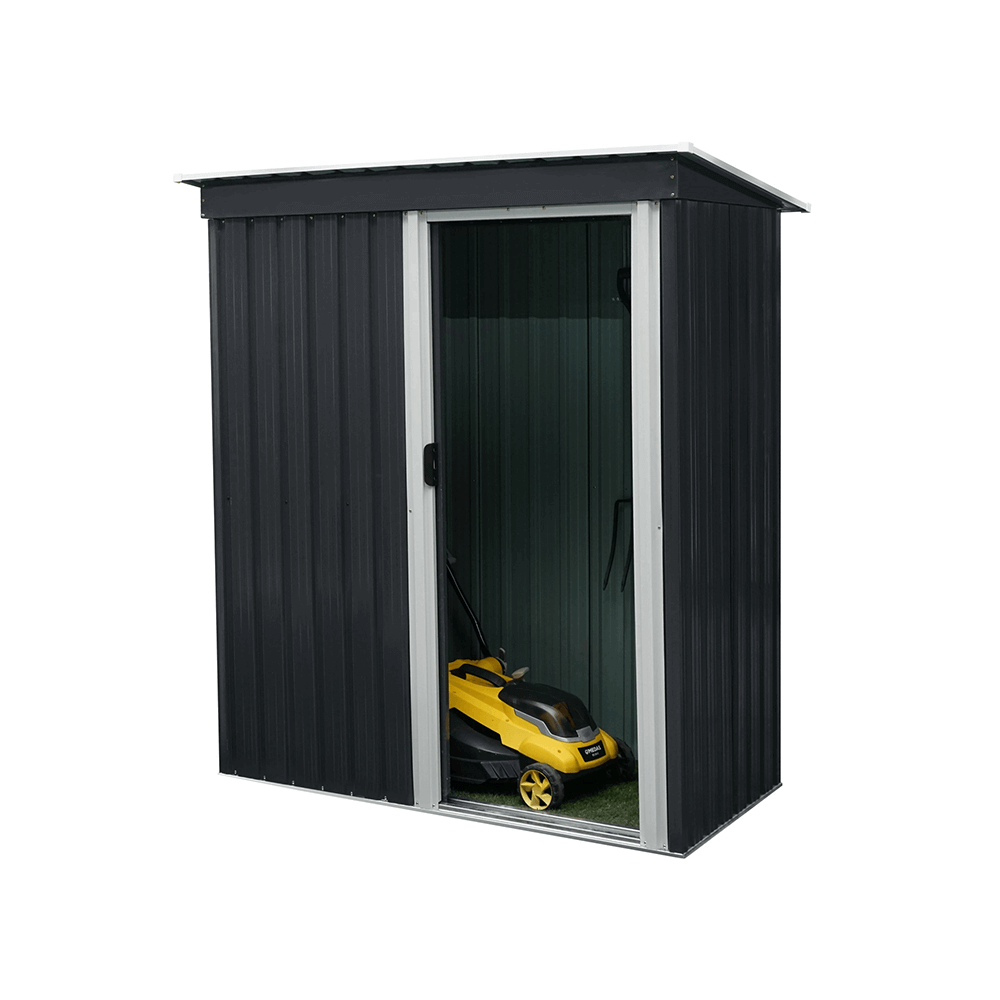 Cobertizo para herramientas de acero galvanizado bohio xs - 163 x 182 cm
