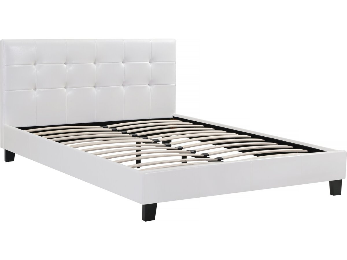 Cama "julia" color blanco - 160 x 200 cm