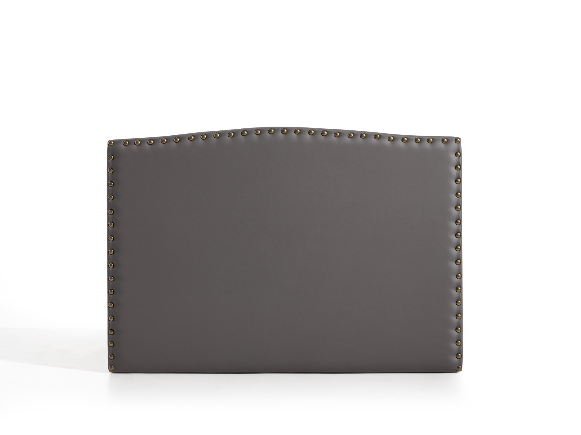 Cabecero ambar para cama de 135 de polipiel gris 154x115x8. Matris