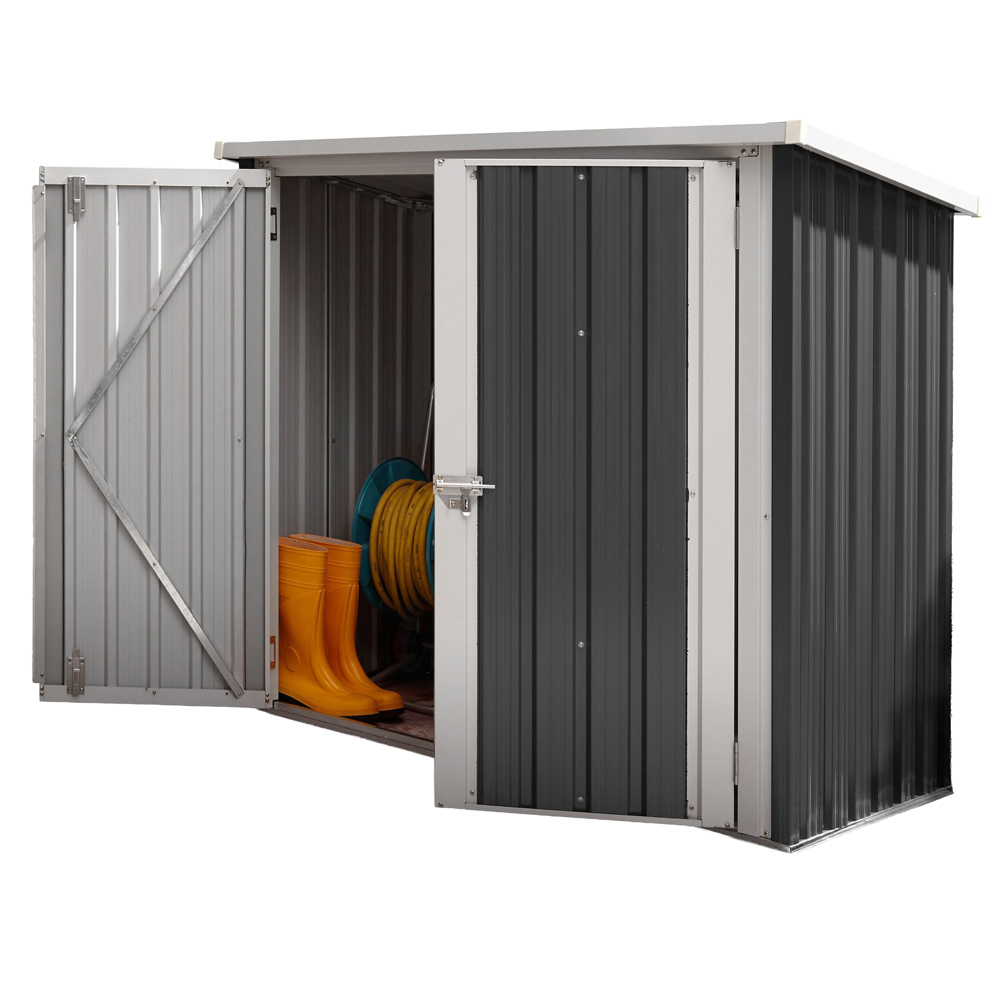 Cobertizo para herramientas de acero galvanizado bohio xxs - 147 x 86 cm