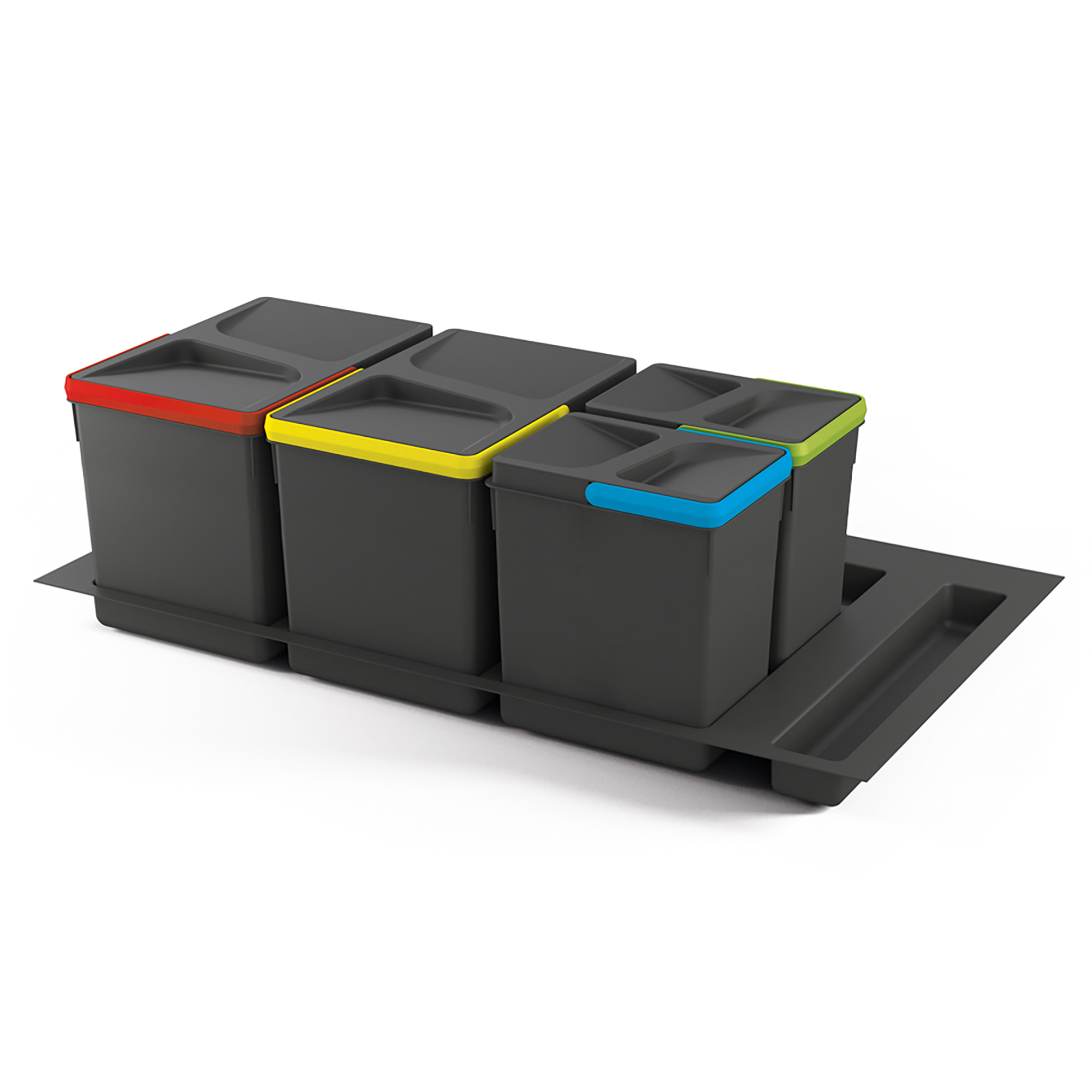 Juego de contenedores con base recycle para cajón