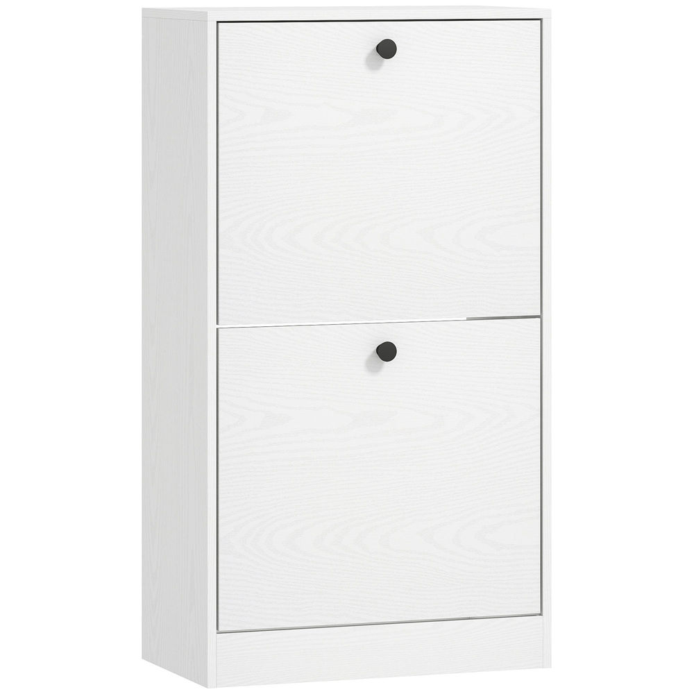 Zapatero 47x26x85 cm color blanco Homcom, hogar - muebles de recibidor