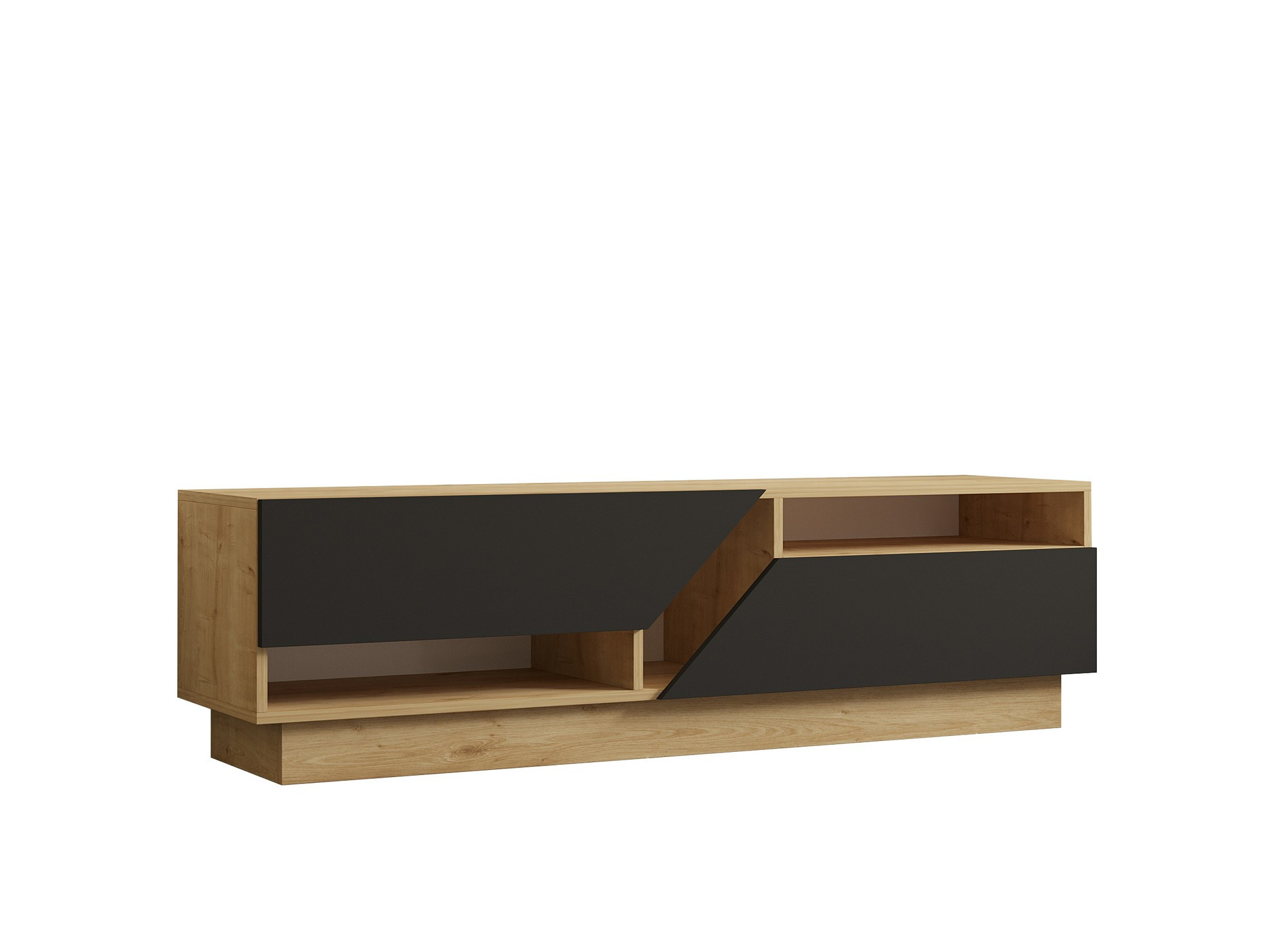 Mueble para la televisión de madera <<yaprak>> - 160 x 40 x 45 cm - zafiro,