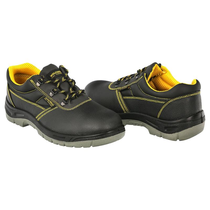 Zapatos seguridad s3 piel negra wolfpack nº 43 vestuario laboral,calzado | Brico