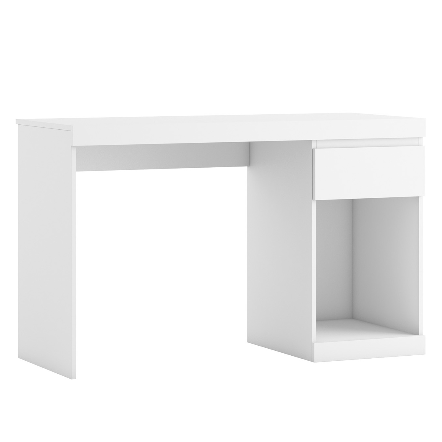 Especificado Especificidad Imitación Mesa de Escritorio Leni 1 Cajón Color Blanco, 120 x 50 x 75,5 cm | Brico  Depôt
