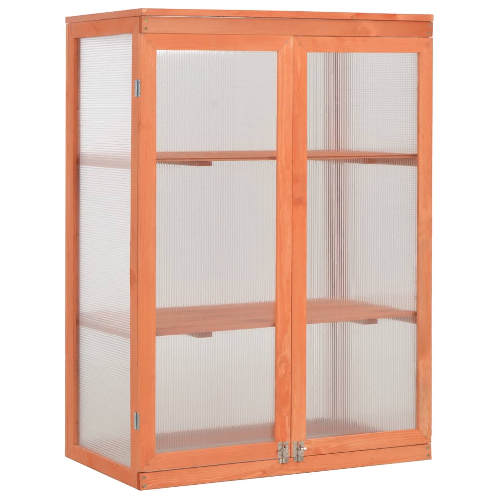 Invernadero de madera para plantas flores y verduras 75