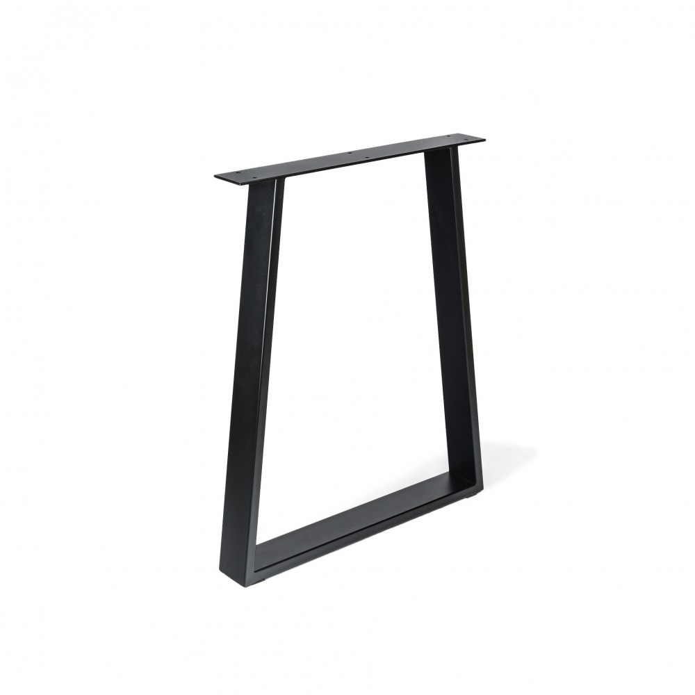 Mueble de diseño rei pie fijo metal crudo negro