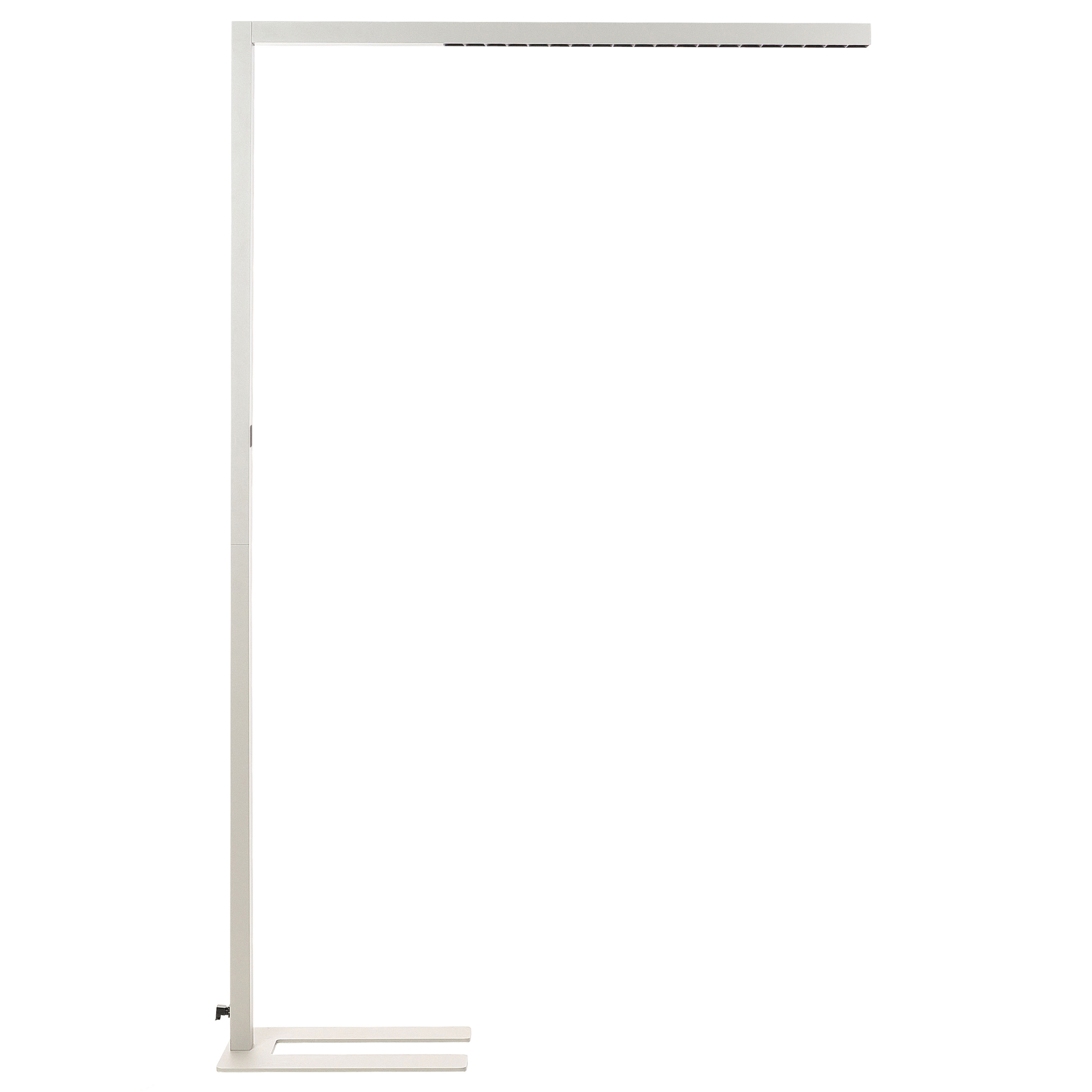 Lámpara LED de pie mensa con sensor de movimiento metal plateado