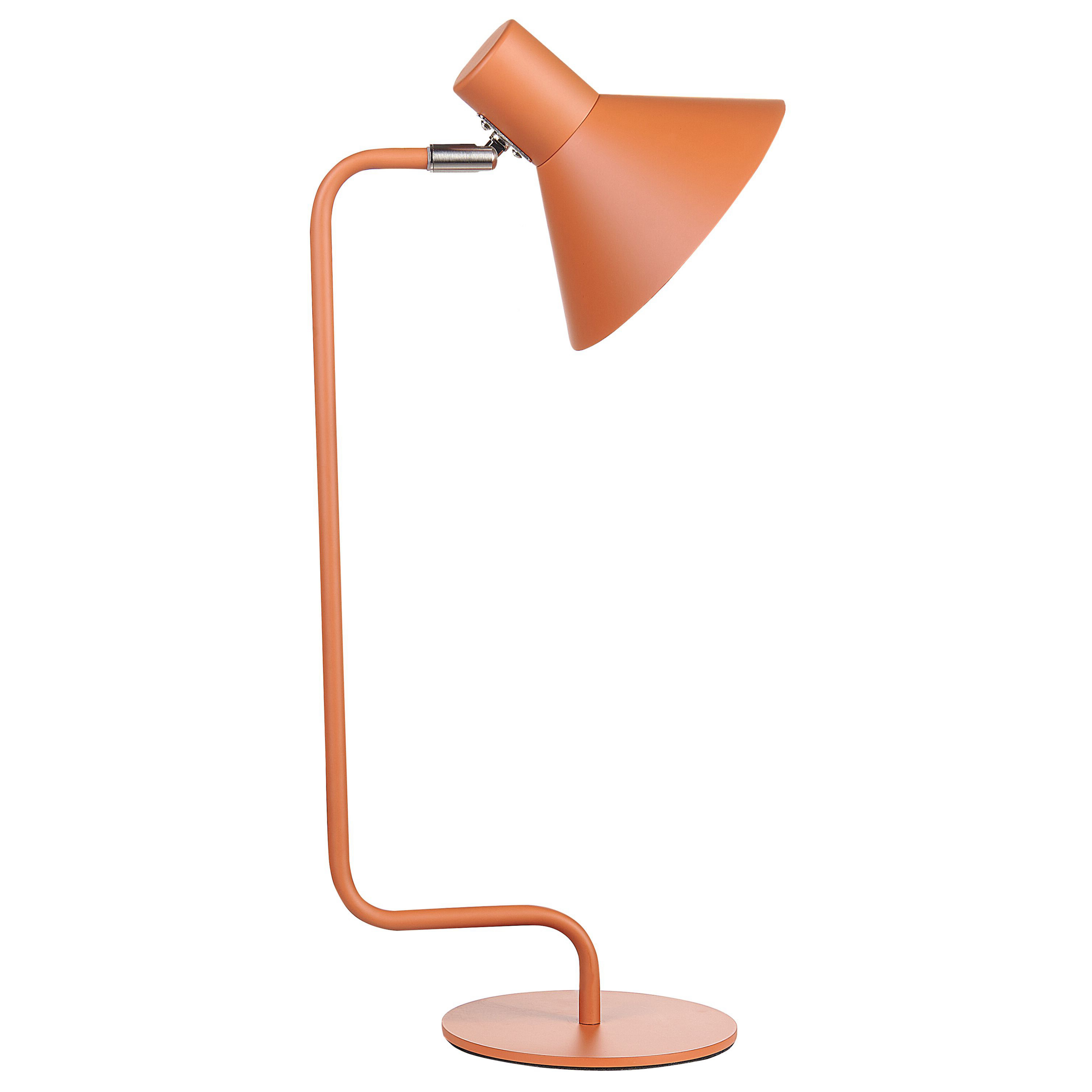Lámpara de escritorio rimava ajustable metal naranja