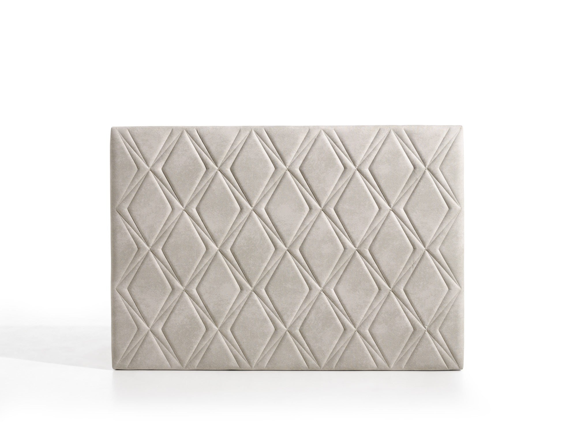 Cabecero rubí para cama de 160 de tela blanco roto 165x115x8.