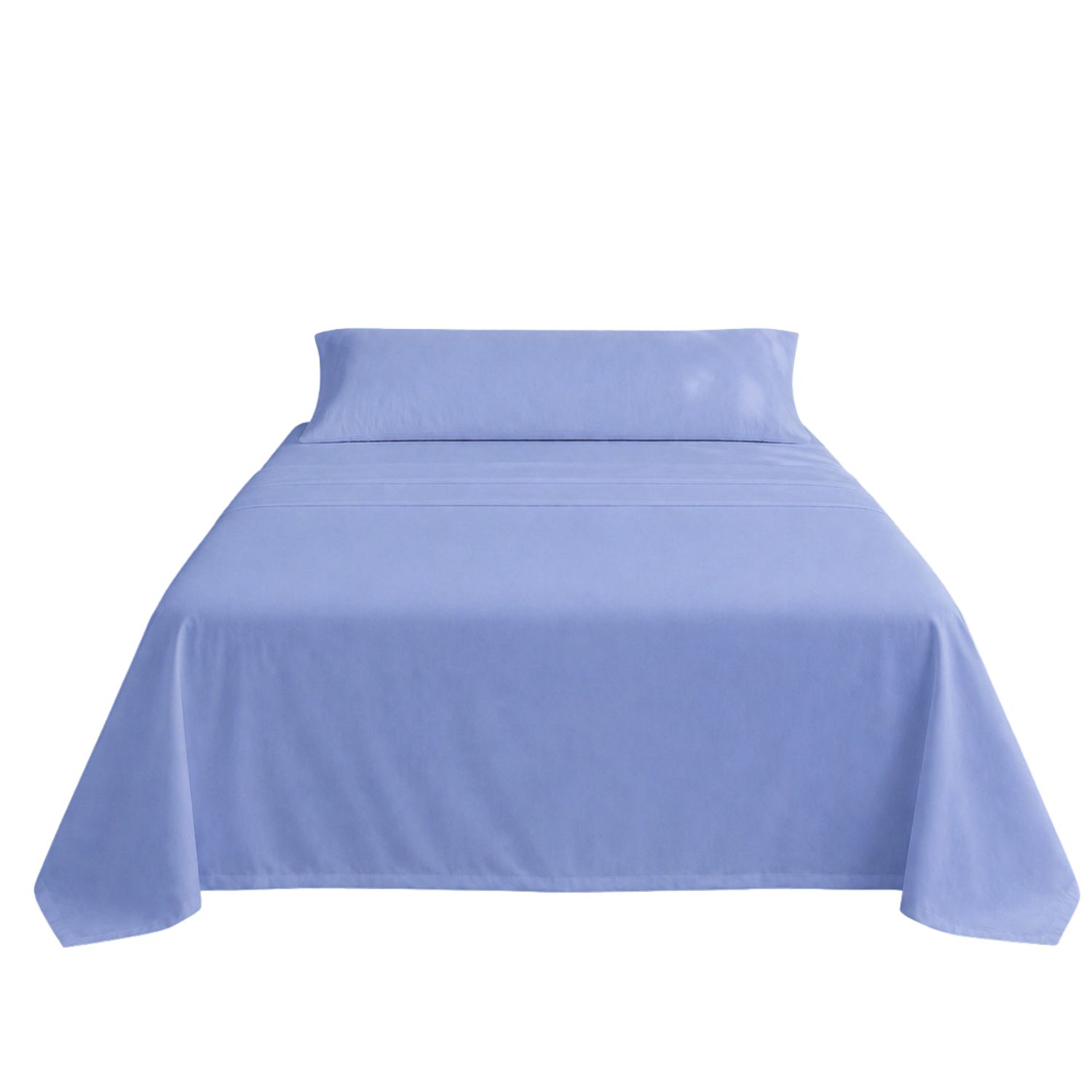 Juego de sábanas azul cama 90cm 144 hilos donegal collections