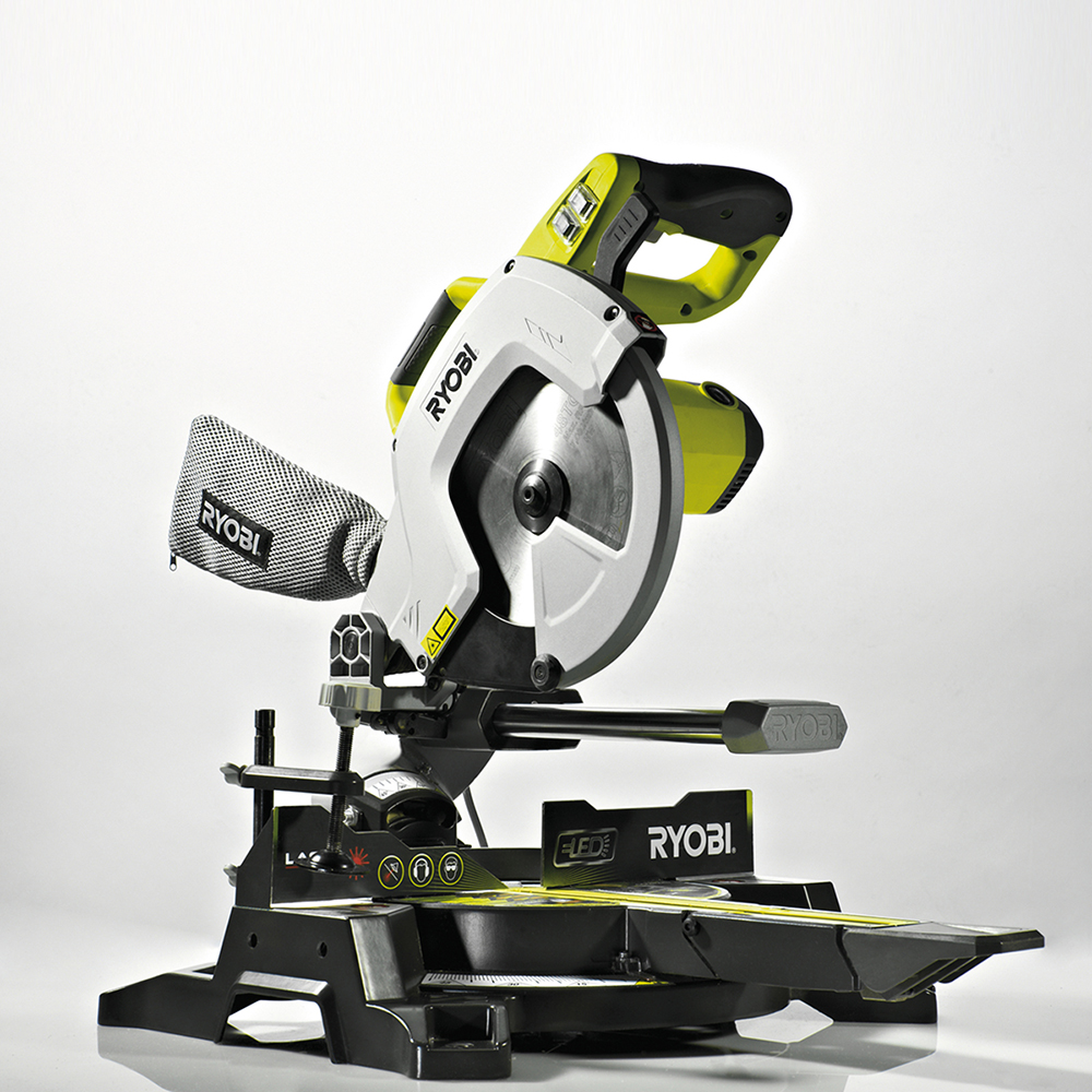 Ryobi ingletadora telesc. 2000w ems254l