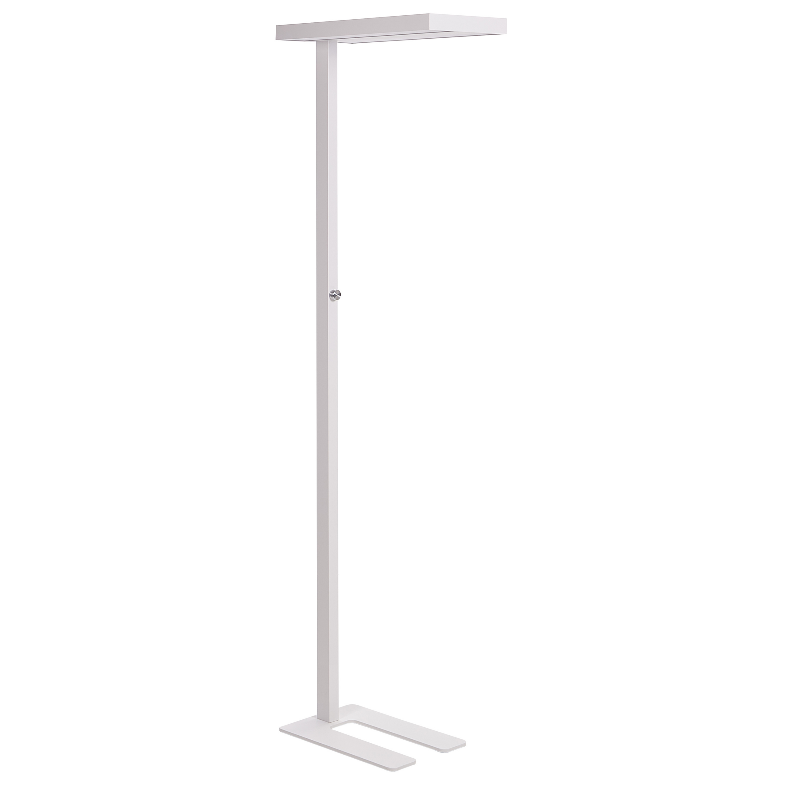 Lámpara LED de pie taurus con regulador de intensidad metal blanco