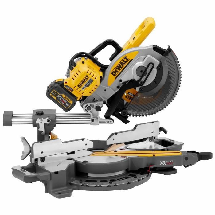 Sierra de inglete radial xr flexvolt 54v 2ah li-ion sin escobillas 250 mm d