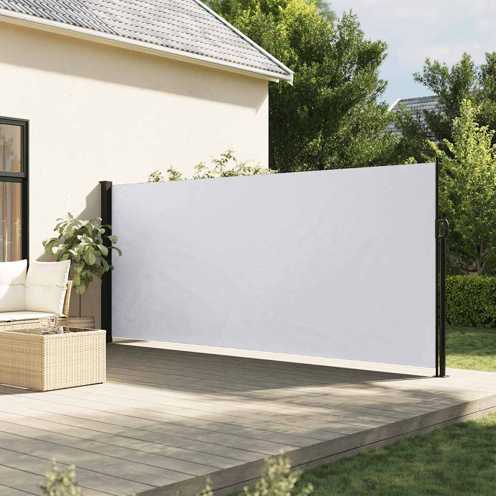 Pantalla de jardín, toldo lateral retráctil blanco 160x300 cm ety5968286