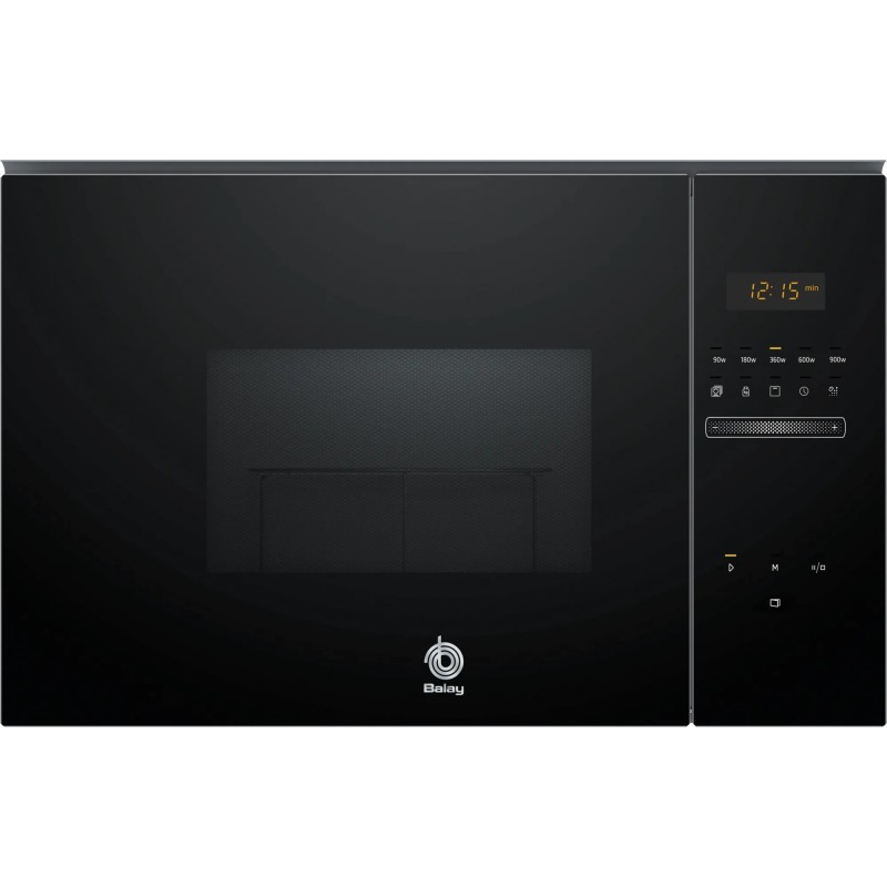 Microondas encastrable balay 3cg5175n2 25 l cristal negro 5 funciones