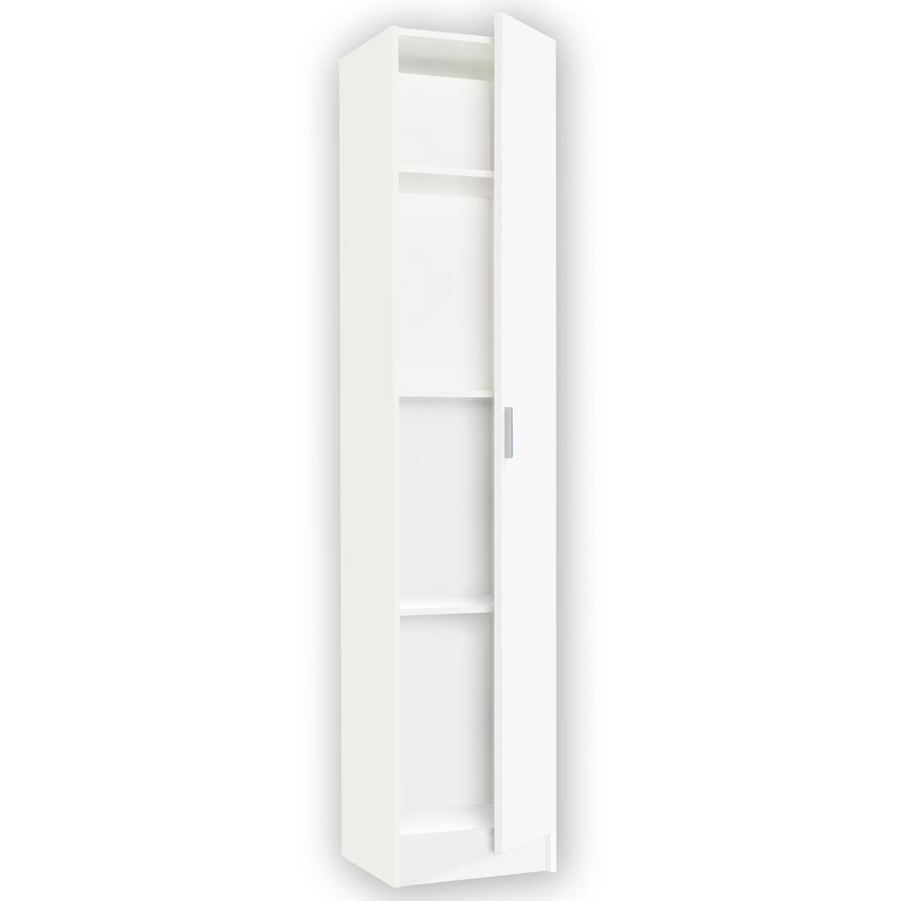 Armario multiusos blanco 180x37x37 cm