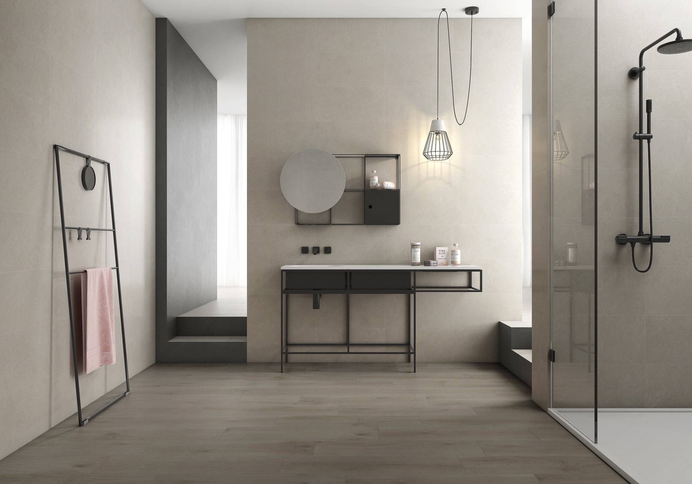 Revestimiento pasta blanca Pantin mud 30x60 cm