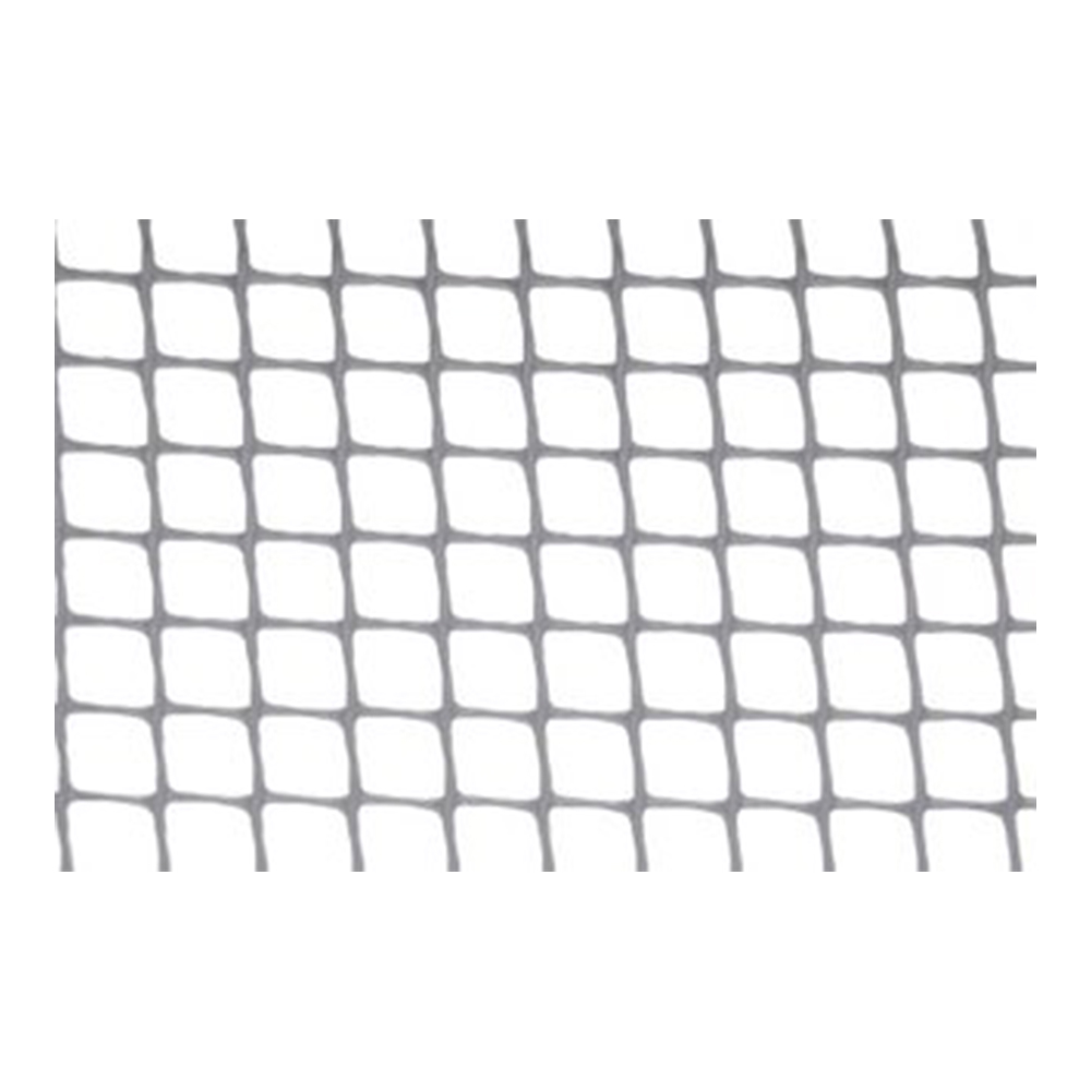 Malla plástico gris hueco 10x10 mm 1x5 m