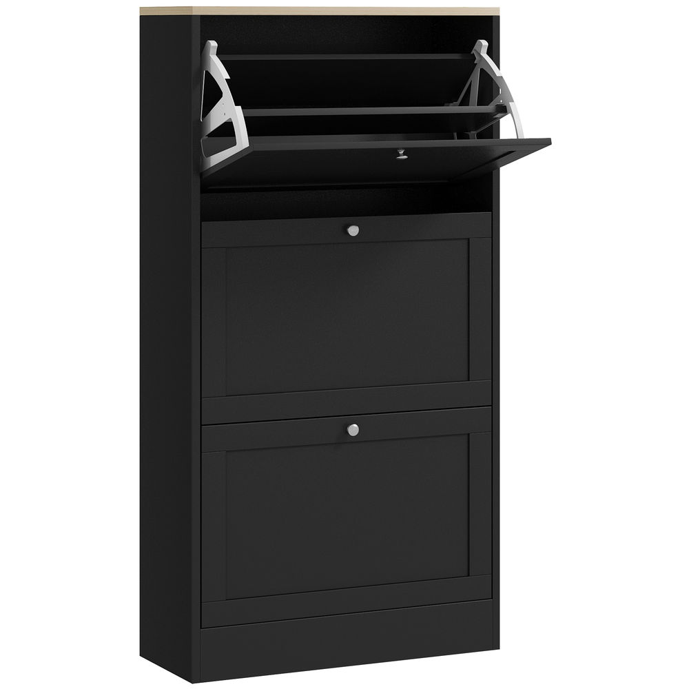 Mueble zapatero 60x23.5x115 cm Homcom, hogar - muebles de recibidor