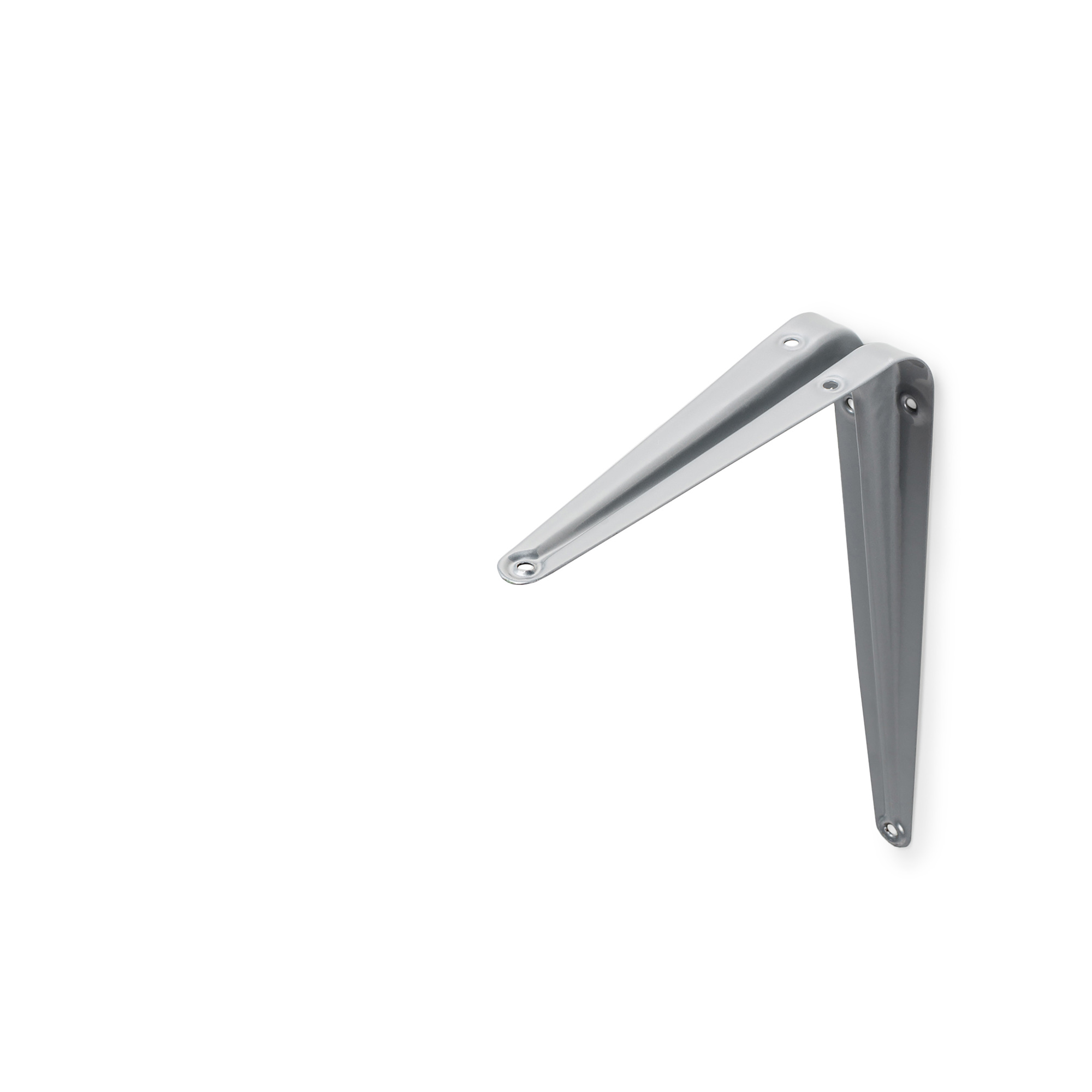 Escuadra de balda rei 1490 | 36x148x199 mm | gris | acero