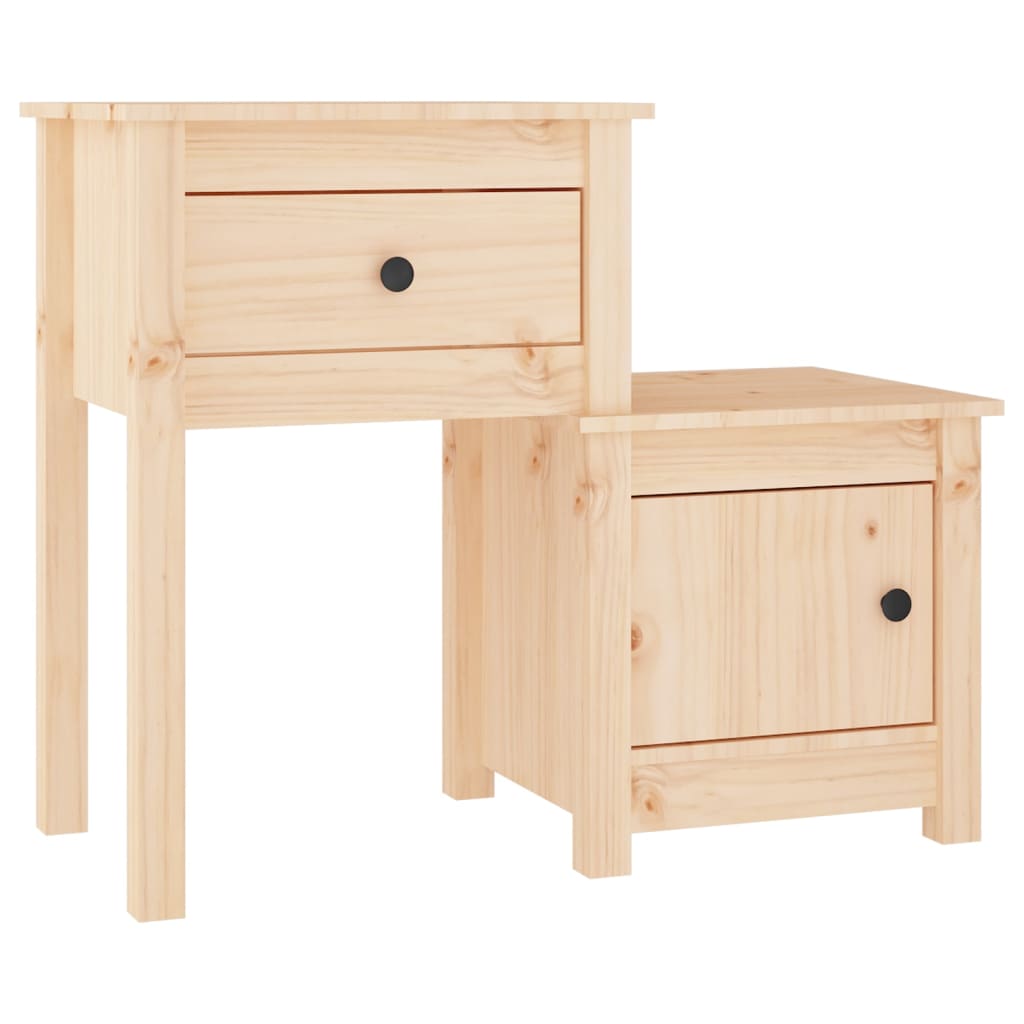 Casa lúmina - mesita de noche madera madeira 79,5 x 38 x 65,5 cm