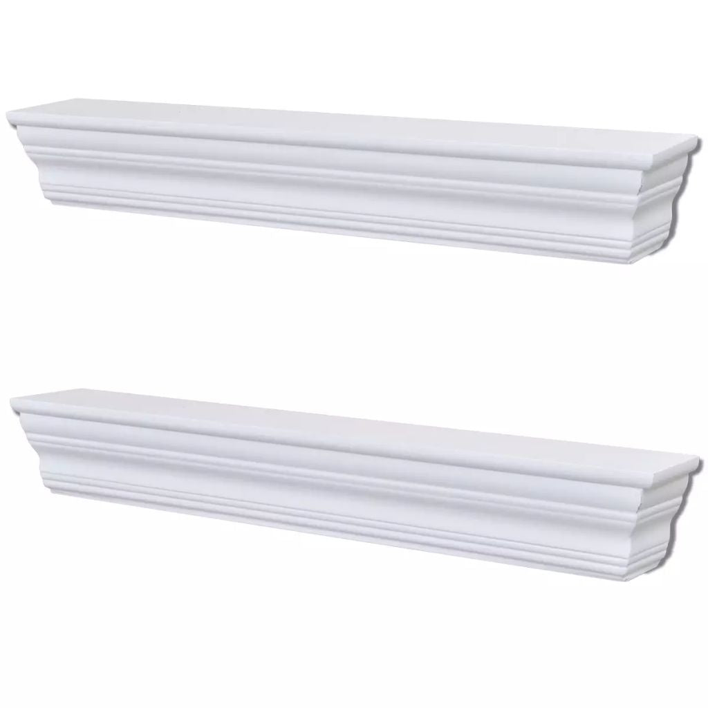 Estantería mueble diseño murales aaliyah 2 piezas blanco 2702116/2