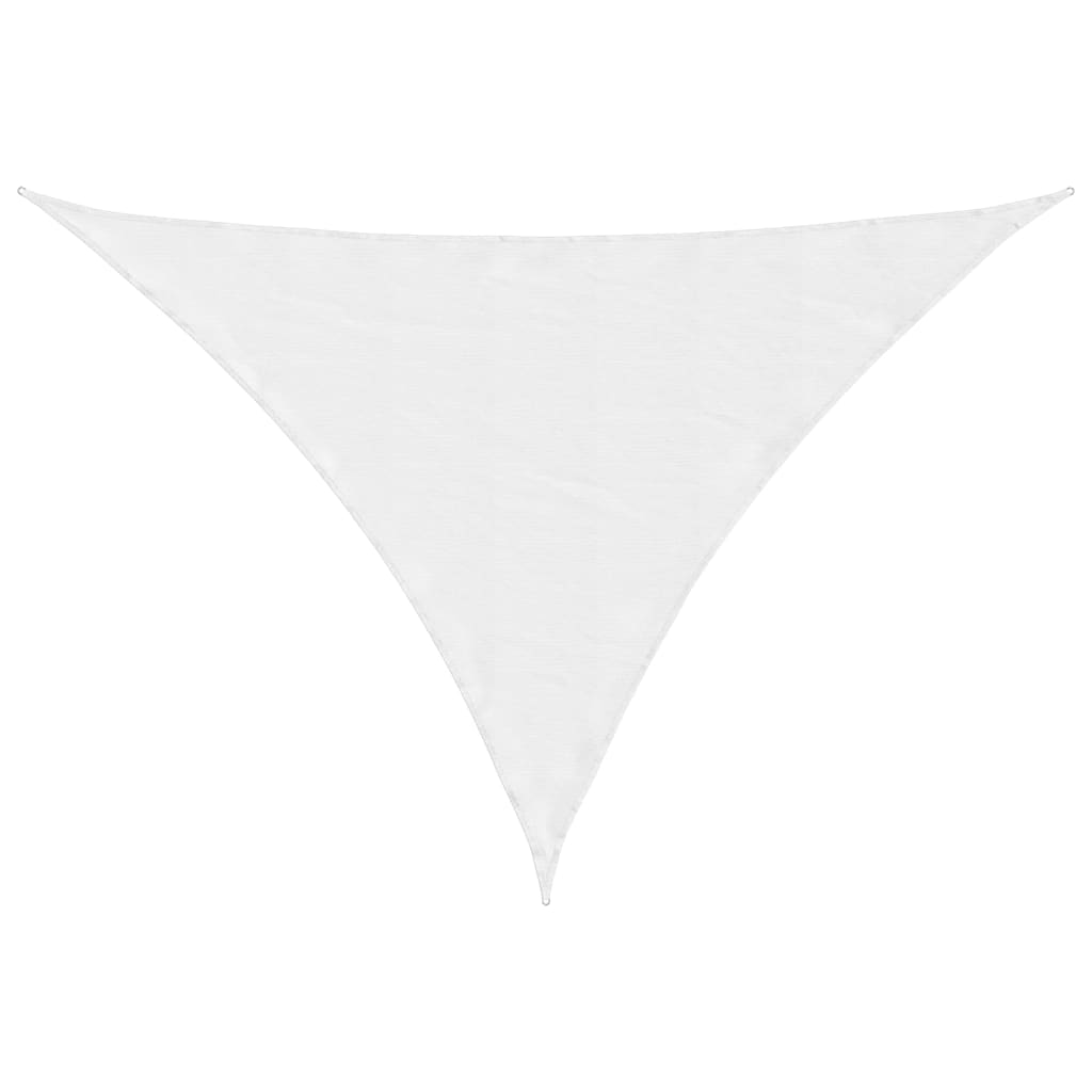 Toldo de vela triangular tela oxford blanco 5x6x6 m