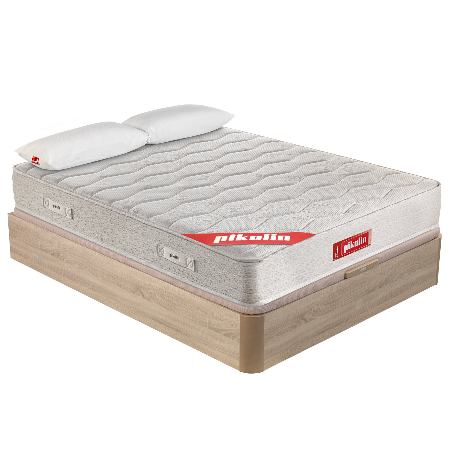 Colchón 90x190,canapé y almohada pikolin espuma natural montaje incl