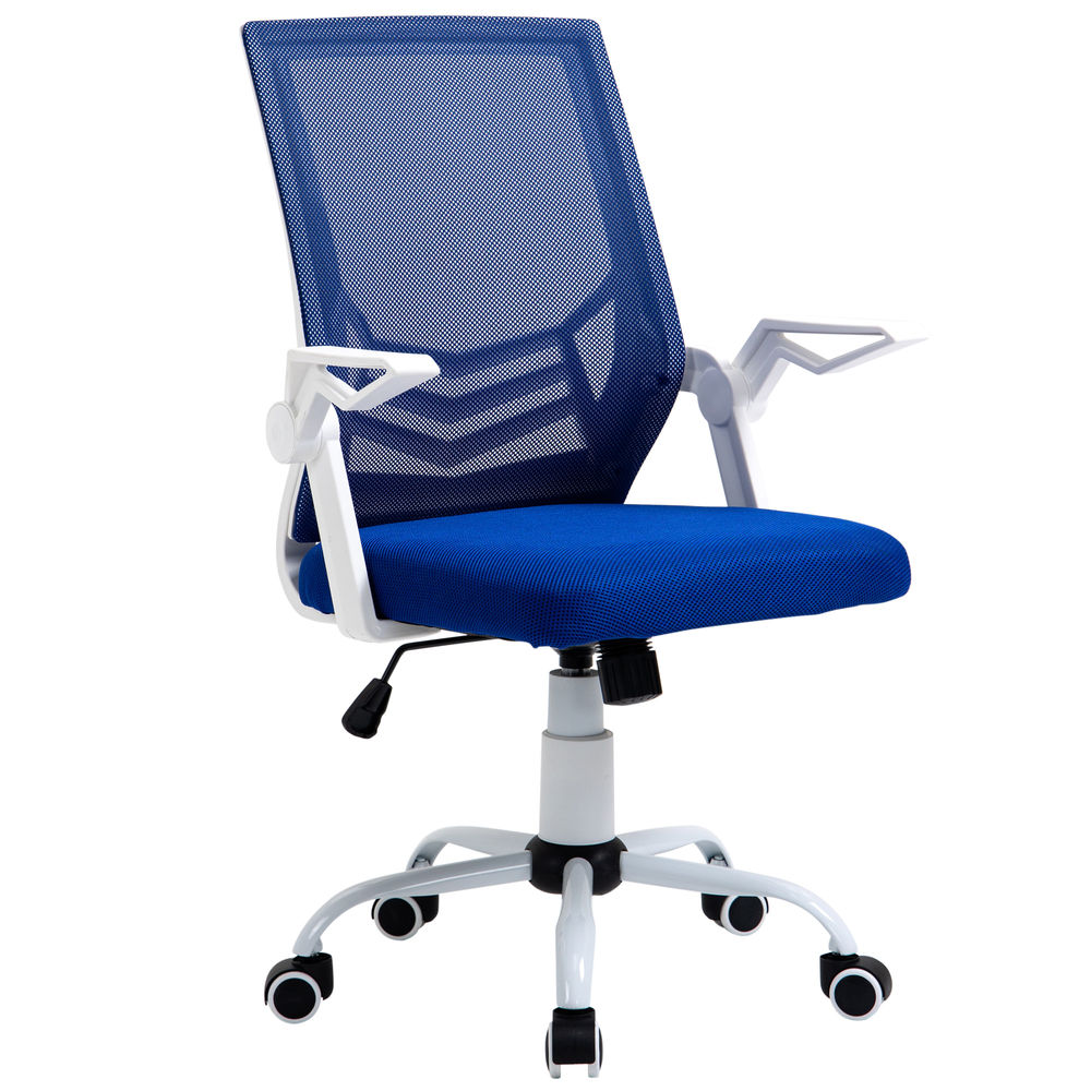 Silla de oficina 62.5x55x104 cm espuma, nylon, pp, metal y malla color azul