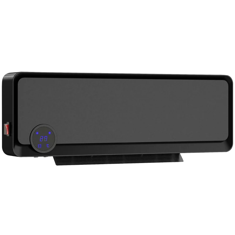 Calentador eléctrico pared 56x11.7x18.5 cm pp, pa Homcom