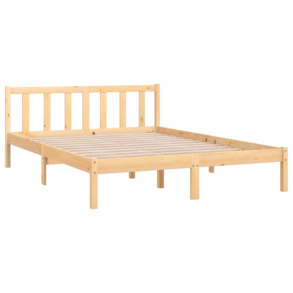 vidaXL estructura de cama sin colchón madera maciza 160x200 cm