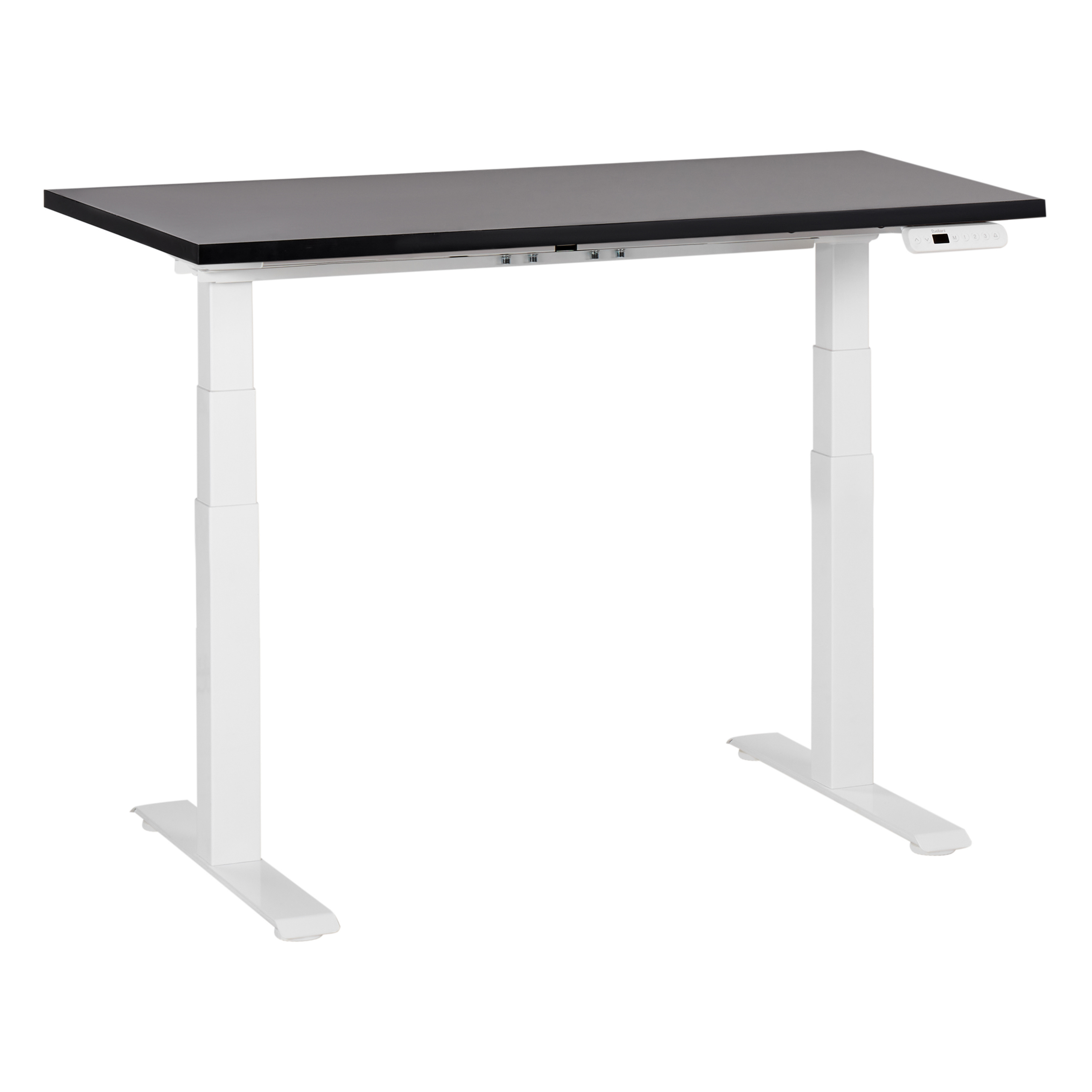 Escritorio de altura regulable eléctrico destines 120 cm 72 cm negro/blanco