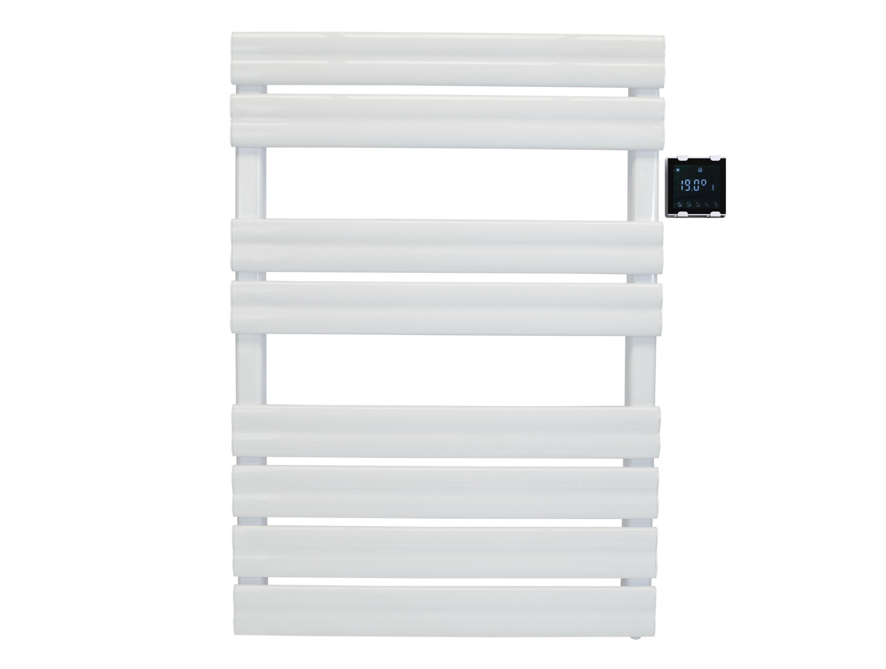 Toallero blanco con control inalámbrico 500w