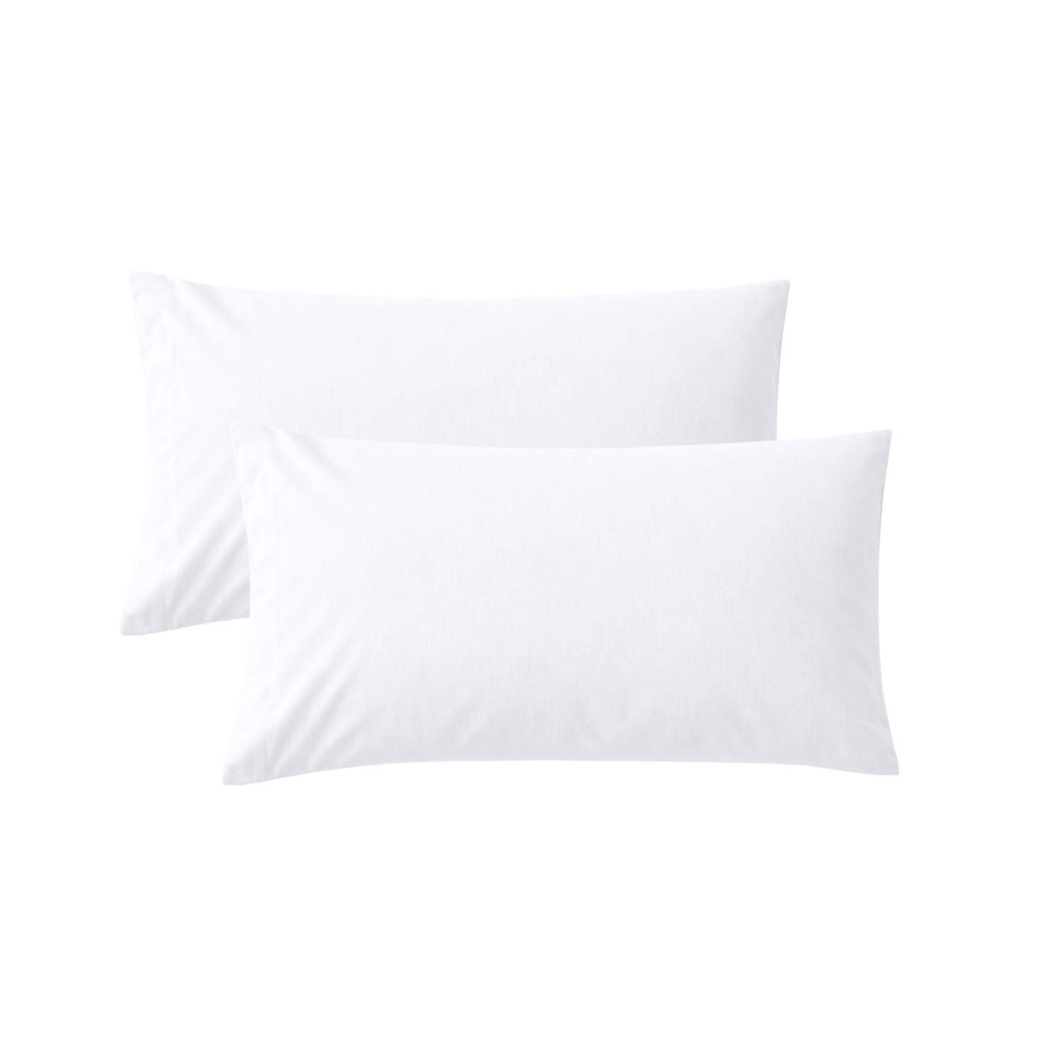 Pack 2 fundas almohada blanco 70cm - 100% algodón - donegal collections
