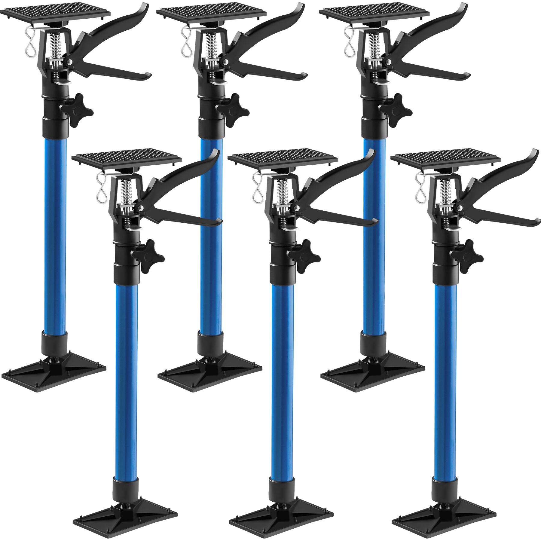 6 tensores para puerta, azul