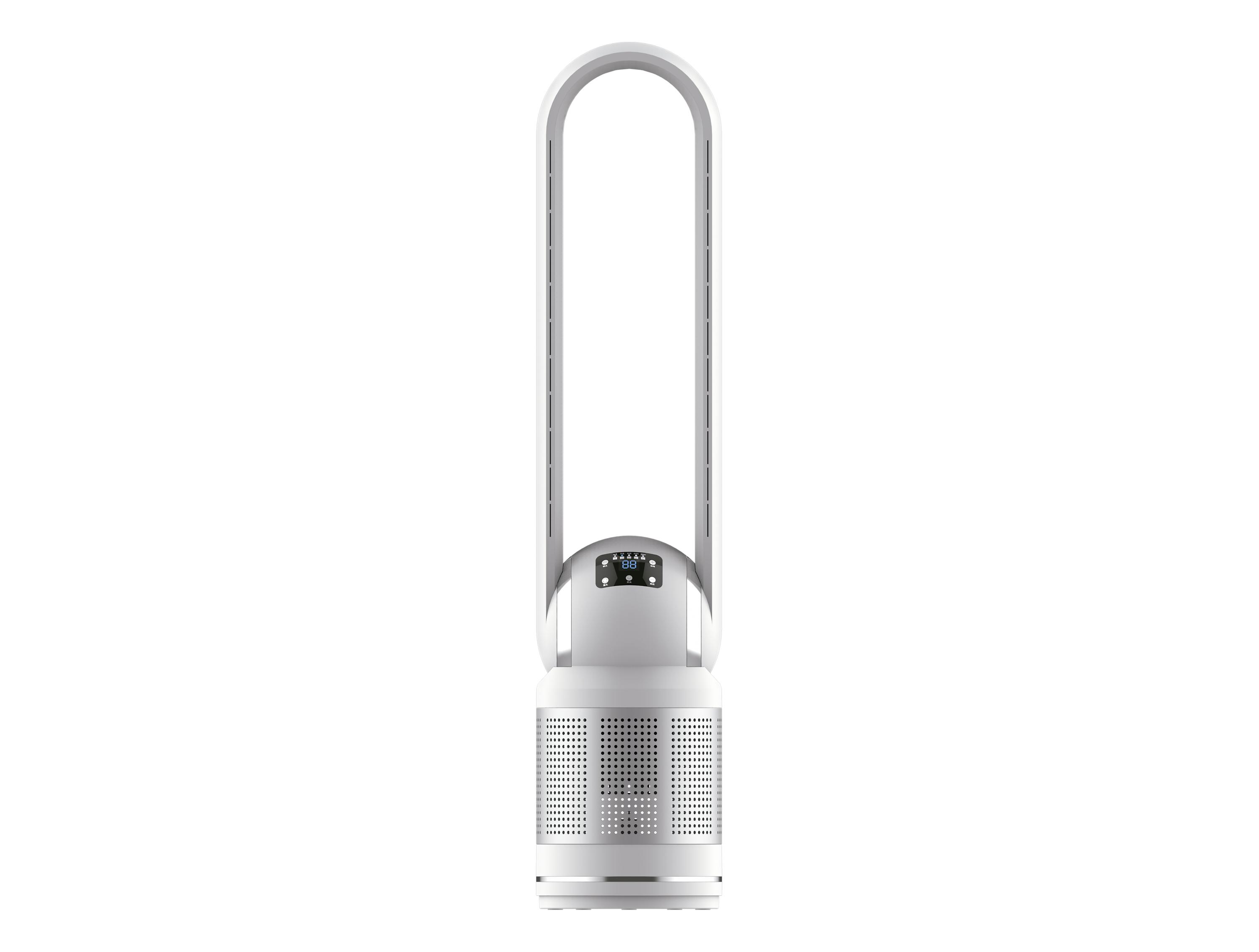 Ventilador purificador sin aspas con oscilación y 8 velocidades