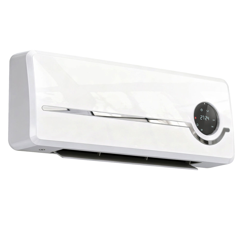 Calentador eléctrico pared 50x18.6x12.9 cm pp, pa color blanco Homcom