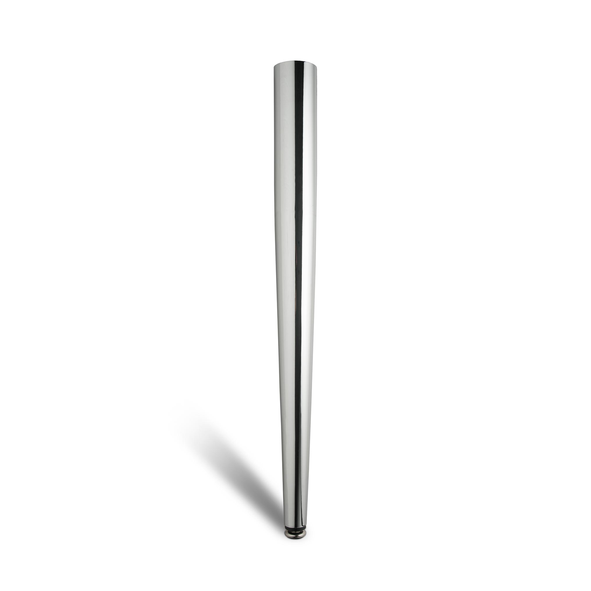 Pata para mueble rei 2-407g.687.22 | 60x60x870 mm | níquel satinado | acero