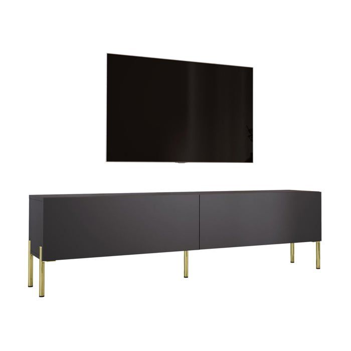 Mueble tv - antracita mate - 170x32x52 cm