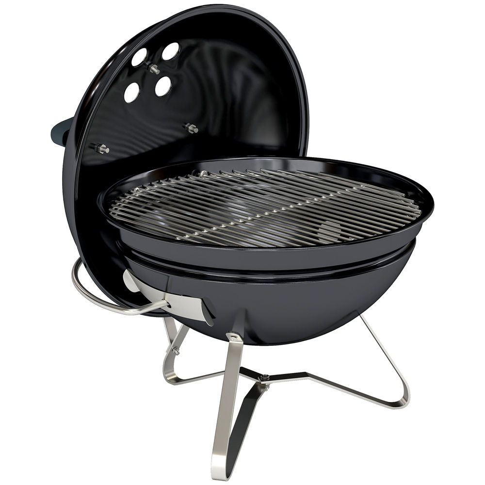 Barbacoa de carbón 41x41x44 cm metal, acero inoxidable Outsunny
