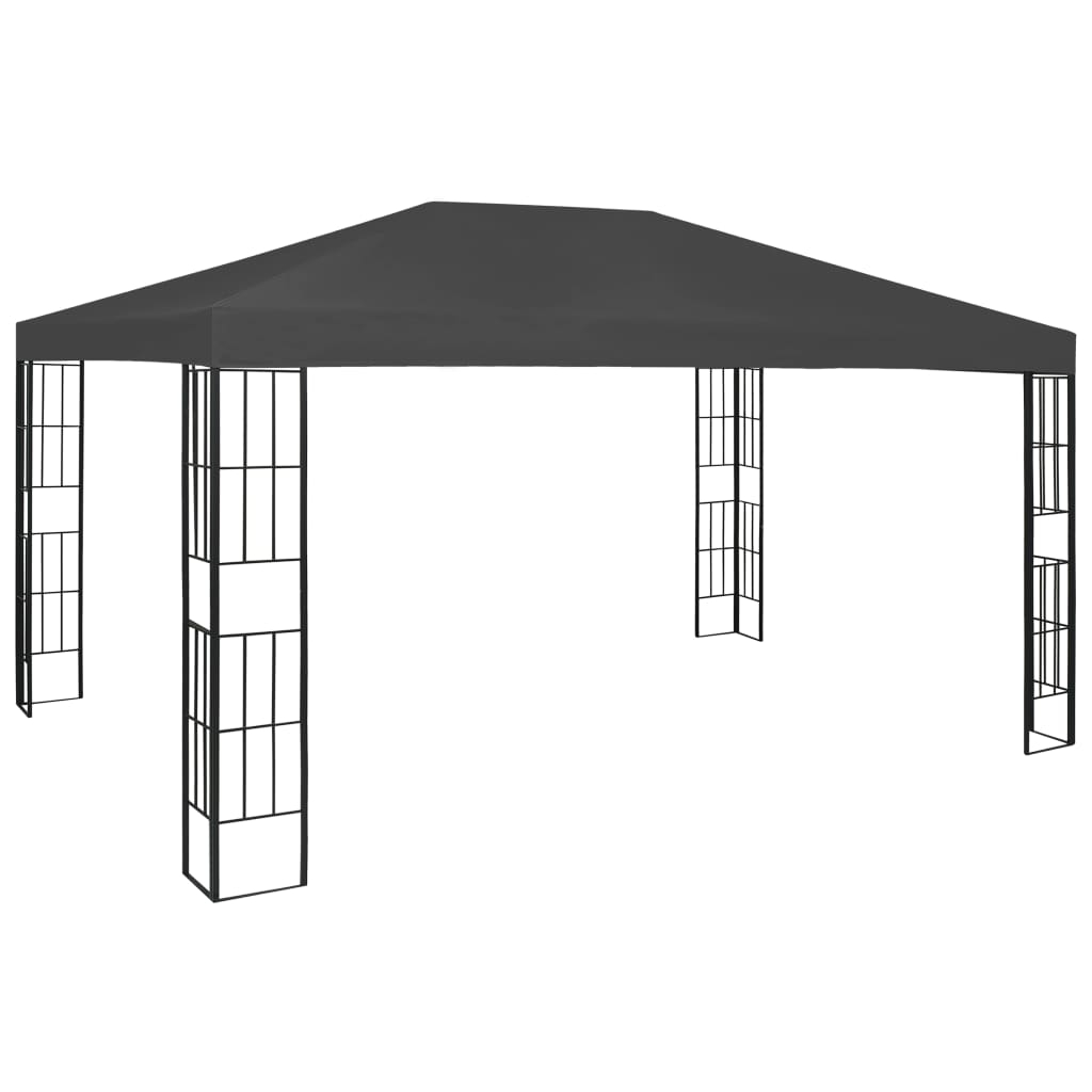 vidaXL cenador gris antracita 3x4 m