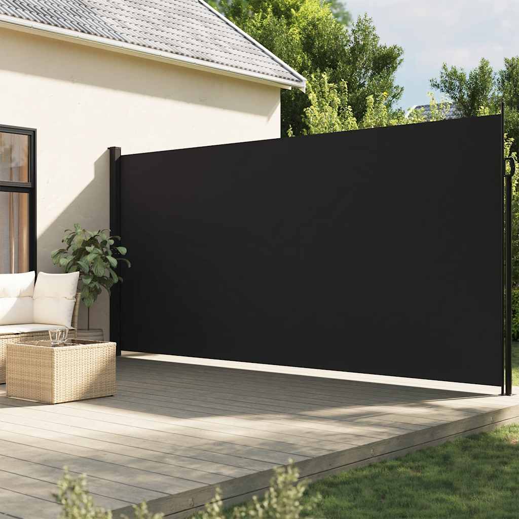 Pantalla de jardín, toldo lateral retráctil negro 200x300 cm ety5870899