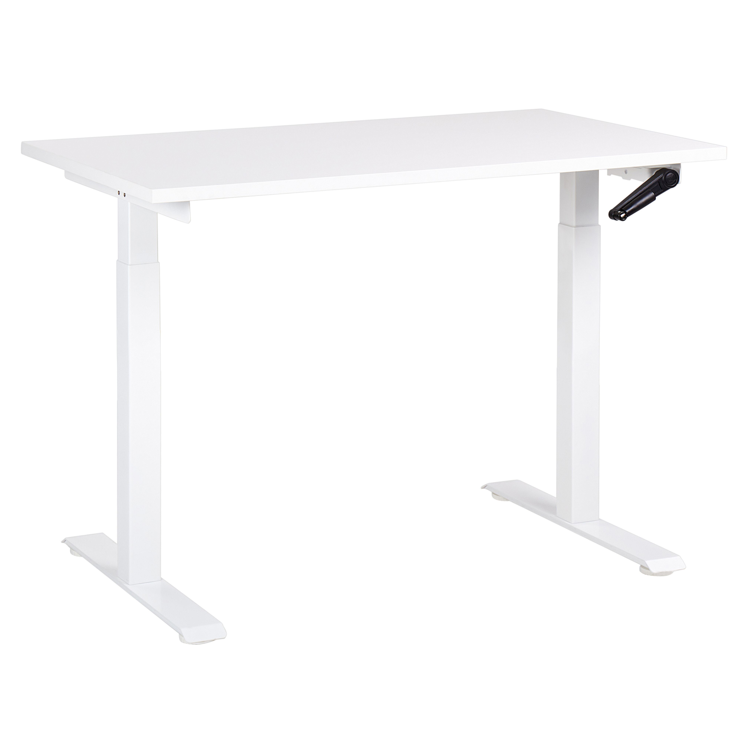 Escritorio de altura regulable manual destines 120 cm 72 cm blanco