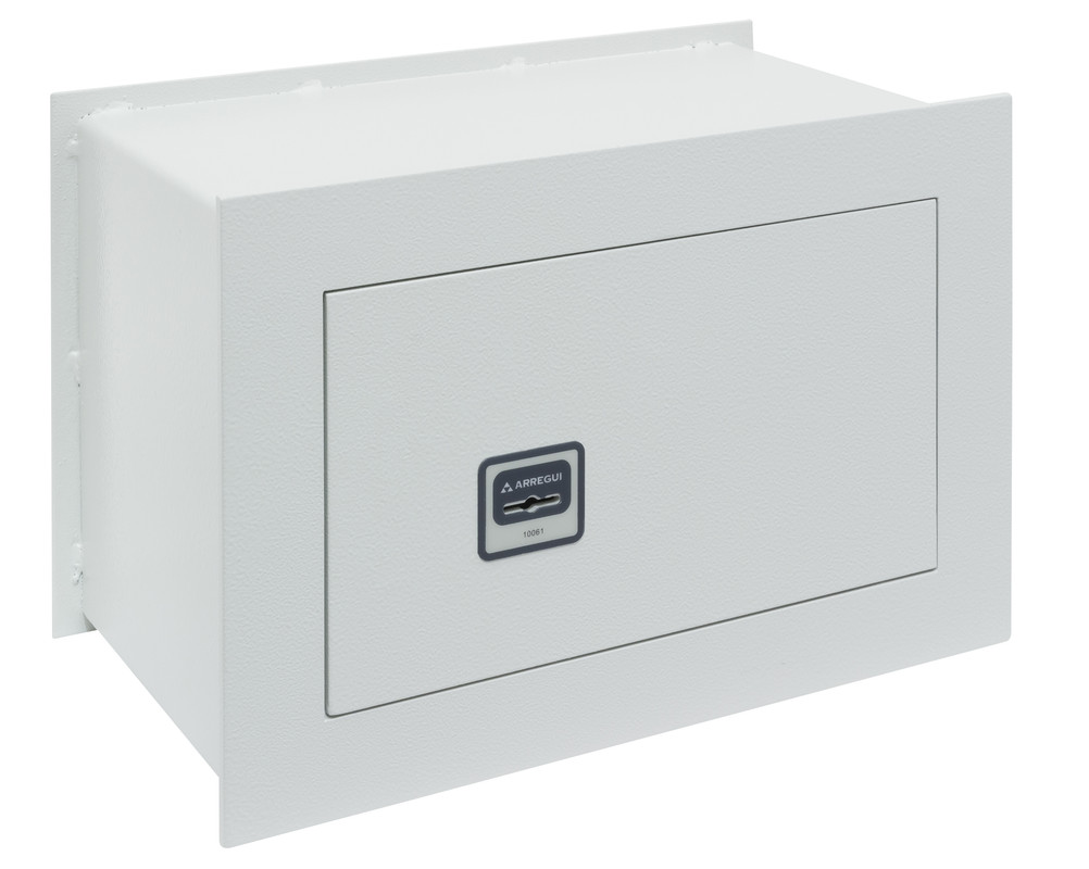 Arregui ideal 5 271320 caja fuerte de empotrar con llave, 23x35x20 cm, 10l