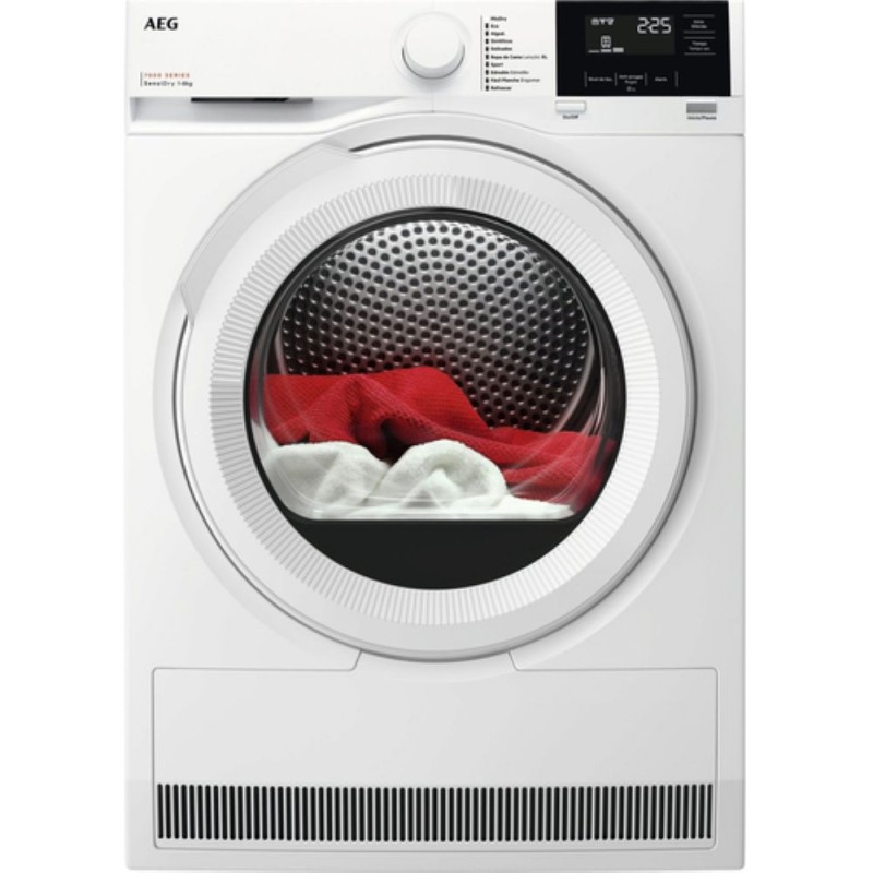 Secadora AEG tr718p2ob blanco 8kg a++