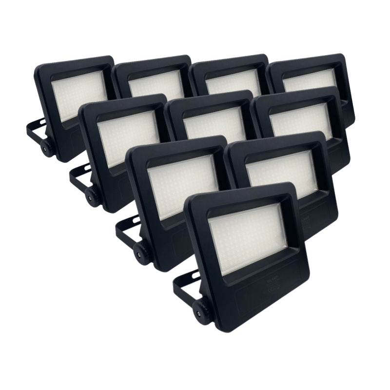Proyectores LED de exterior 50w ip65 negro (pack de 10) - blanco