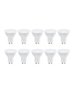 Pack de 10 bombillas LED gu10 7w 770lm 4000k blanco neutro smd2835