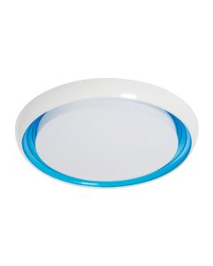 Plafón LED 18w blanco/azul regulable en color/intensidad con mando incluido