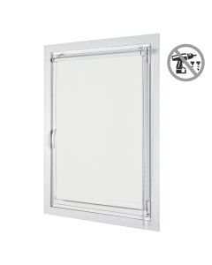 Estor enrollable opaco easyfix instalación sin taladrar blanco 45x180 cm